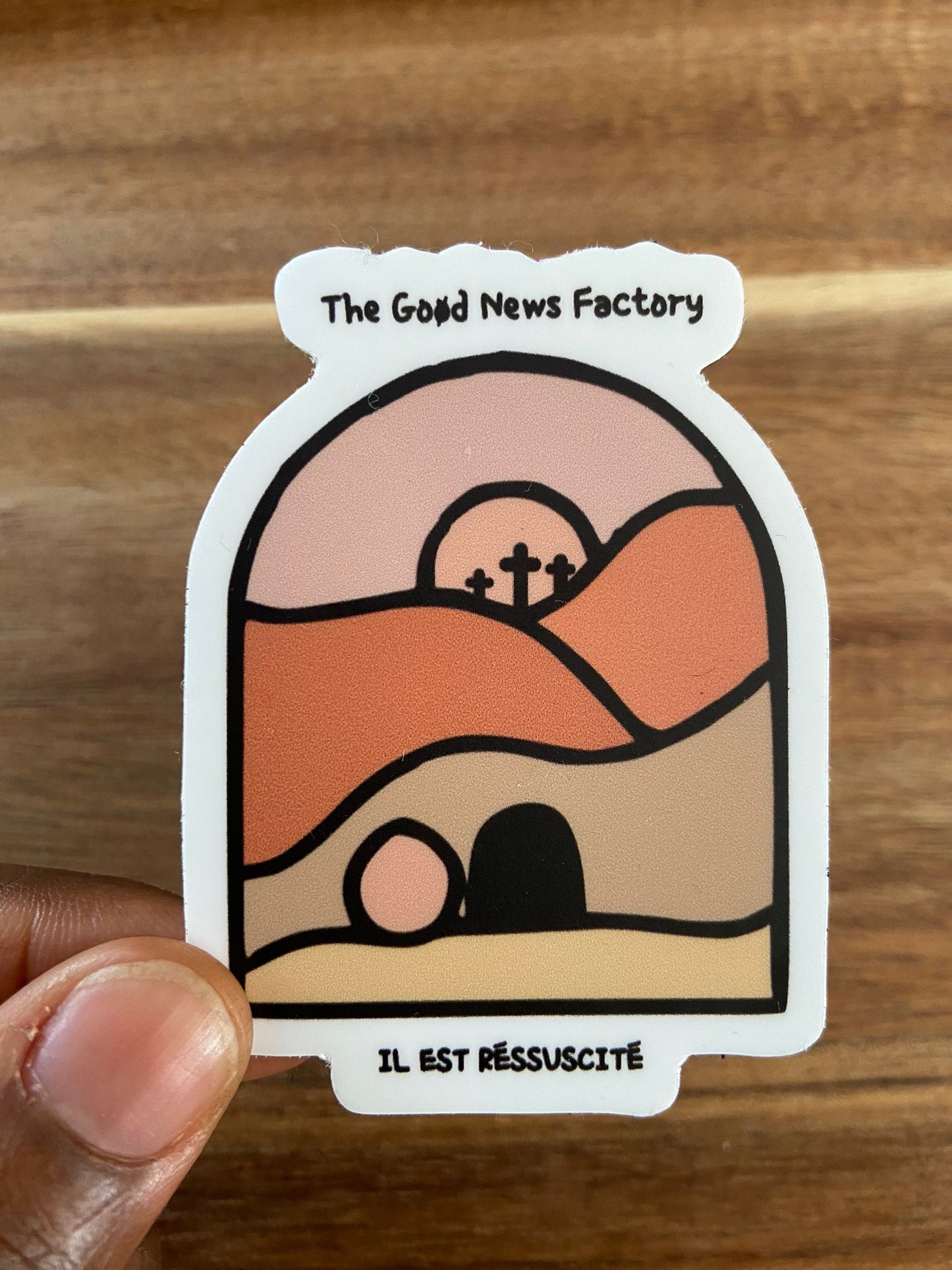 "IL EST RÉSSUSCITÉ" - STICKER