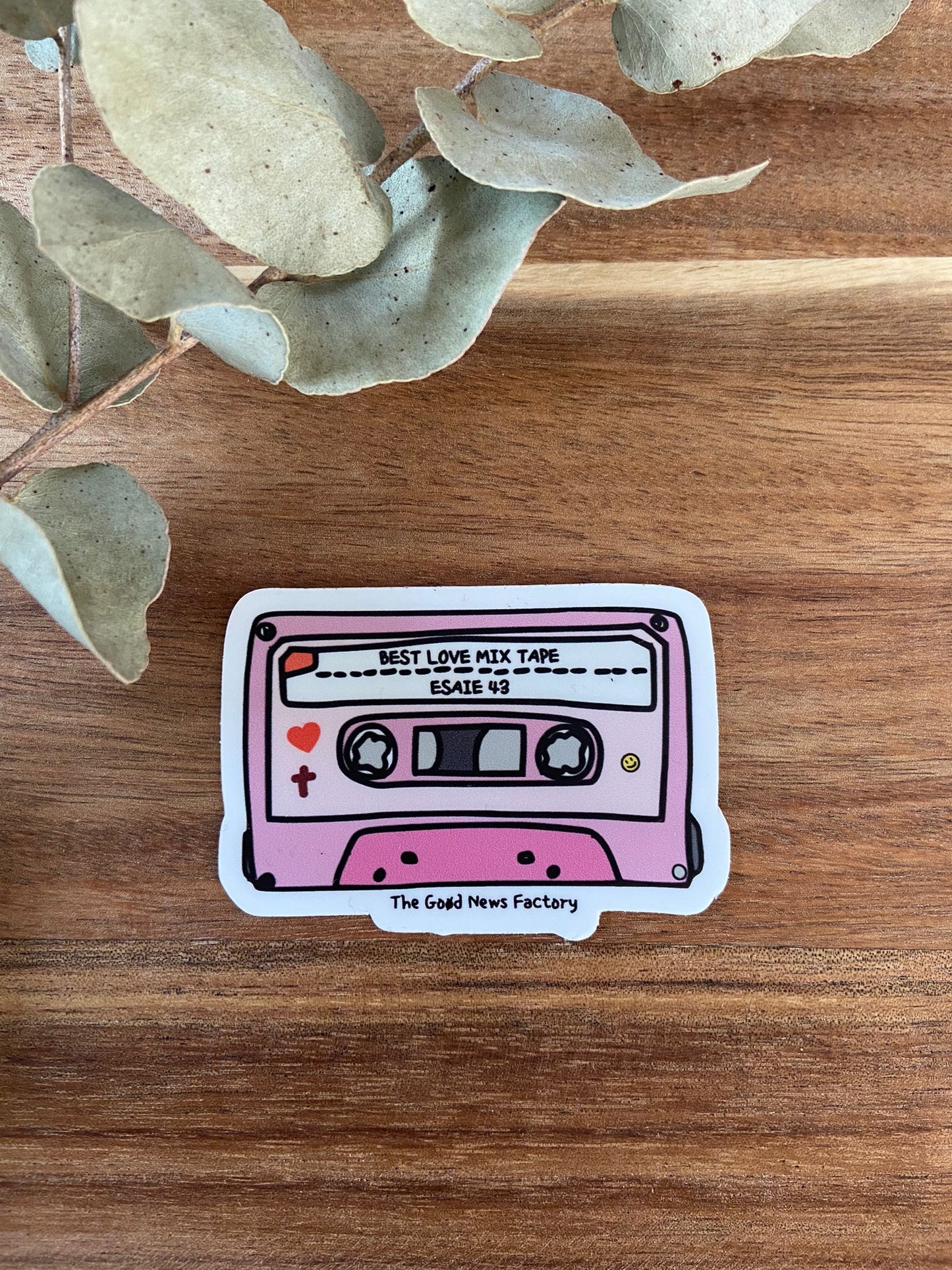 "LOVE CASSETTE" - STICKER