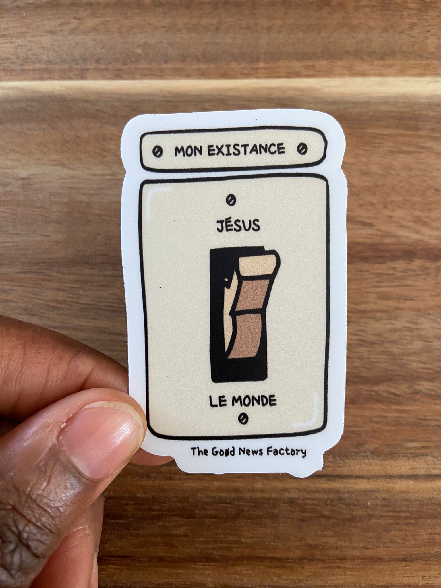 "INTERRUPTEUR" - STICKER