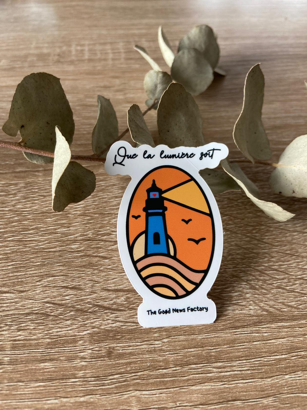 "QUE LA LUMIERE SOIT" - STICKER