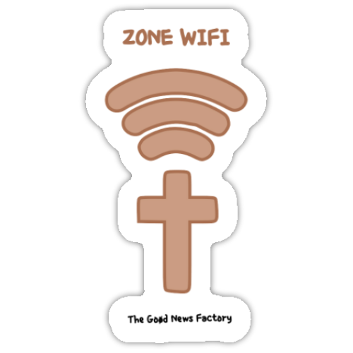 "CONNEXION WIFI" - STICKER